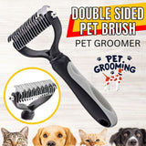 Professional Pet Grooming Tool 2 Sided Undercoat Dog Cat Shedding Comb Brush Pet
